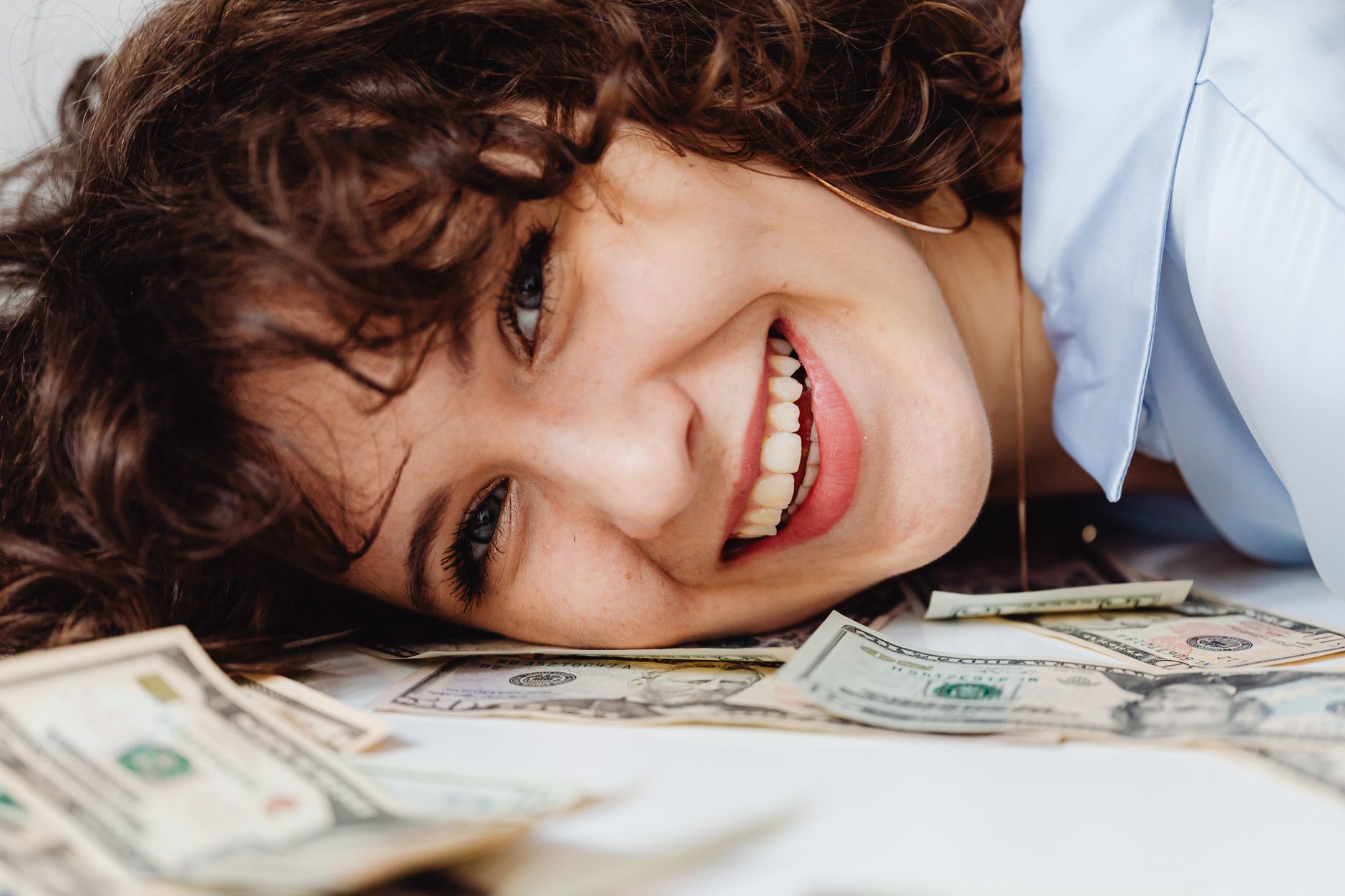 Illustration of a person climbing a ladder of financial success with quick wealth strategies.